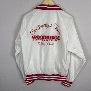 Vintage Trimark Chuckwagon Team Jacket Woodridge Lincoln Mercury L Rodeo 70s